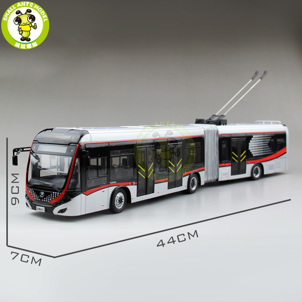 1/42 YuTong Bus ZK5180A City Bus Trolleybus Articulated bus
