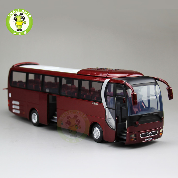 1/43 MAN Lion's Star Yutong ZK6120R41 Diecast Bus Coach Model Car Toys Kids Gifts