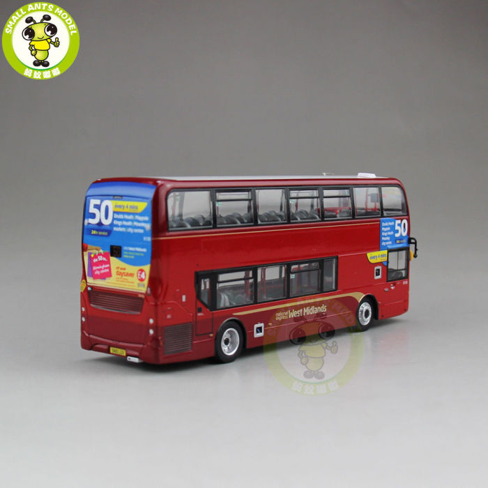 1/76 UKBUS 6502 Alexander Dennis Enviro400 diecast Double Decker car Bus model