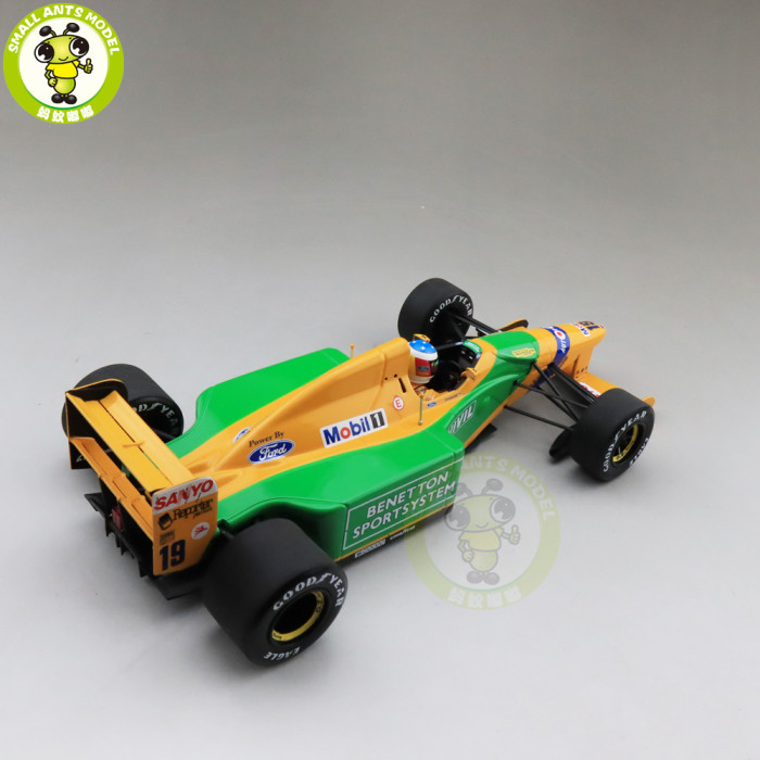 1/18 Minichamps BENETTON FORD B192 - WINNER SPA 1992 Diecast Racing Car Model Toys Gifts