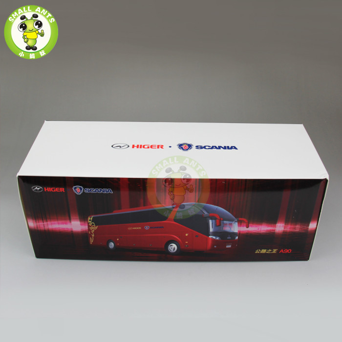 1/43 Scania A90 Gold Dragon Higer Bus Diecast Bus Car Model Toys kids Gifts