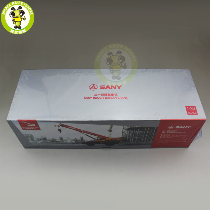 1/50 SANY ROUGH-TERRIAN Off-road Suspens CRANE SRC865XL Diecast Metal Model Gift Hobby Collection