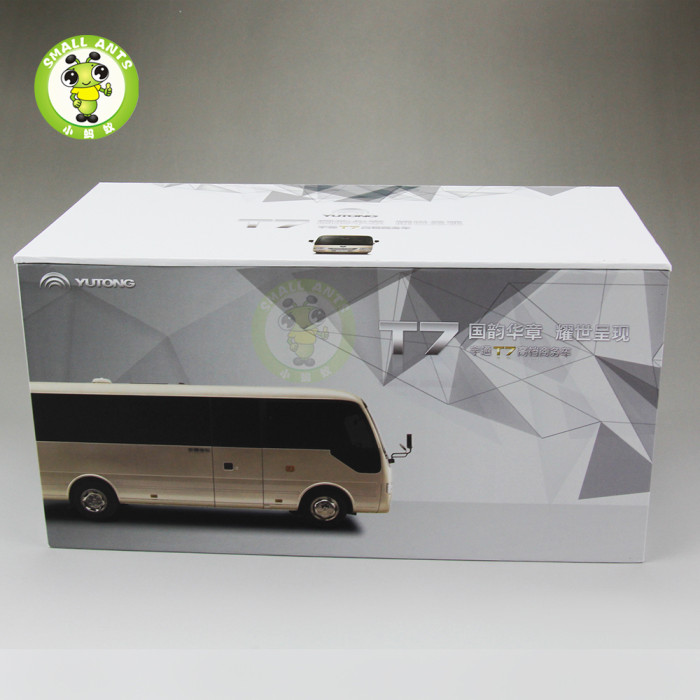 1/32 China YuTong T7 Diecast Bus Car Model Toys Gift Hobby Collection