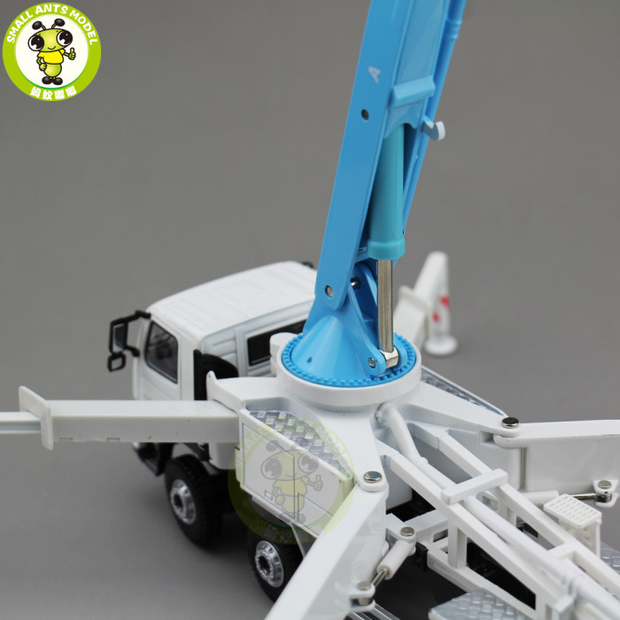 1/50 DY Actros Concrete Pump Truck Construction Machinery Diecast Model Car Blue