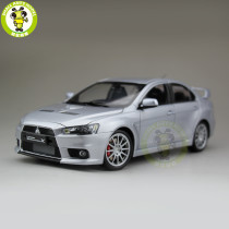 1/18 Mitsubishi Lancer EVO-X EVO X 10 Left Steering Wheel LHD Diecast Metal Car Model Toy Boy Girl Gift Collection Silver