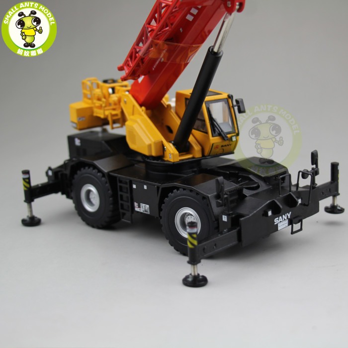 1/50 SANY ROUGH-TERRIAN Off-road Suspens CRANE SRC865XL Diecast Metal Model Gift Hobby Collection