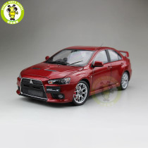 1/18 Mitsubishi Lancer EVO-X EVO X 10 BBS Right Steering Wheel RHD Diecast Metal Car Model Toy Boy Girl Gift Collection Red