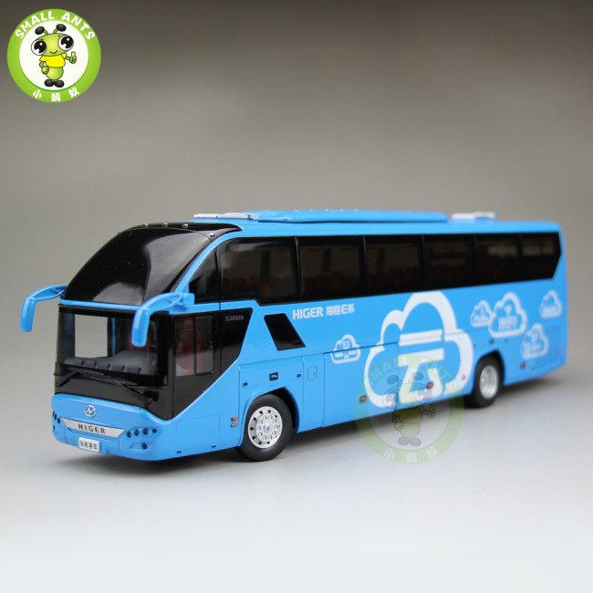 1/43 Gold Dragon Higer KLQ6125 Low-Carbon Bus Diecast Model Car Toys Kids Gifts