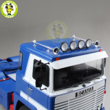 1/18 Scania Lbt 141 Tractor Truck Asg 3-Assi 1976 ROAD-KINGS Diecast Car Truck Model Toys for kids Gift Blue & White