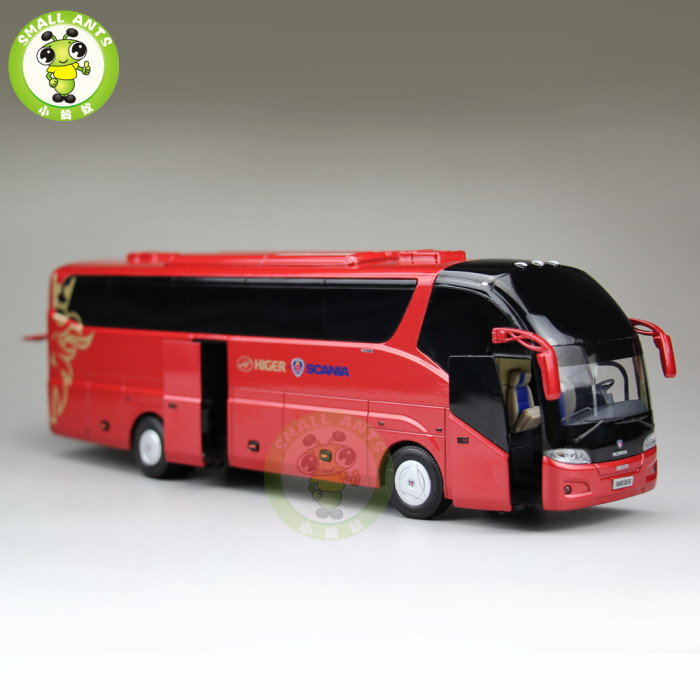 1/43 Scania A90 Gold Dragon Higer Bus Diecast Bus Car Model Toys kids Gifts