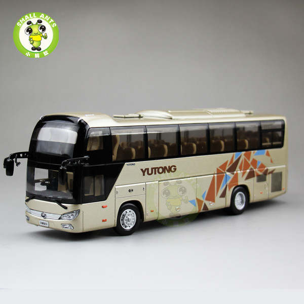 1/43 China YuTong ZK6118H Bus Coach Diecast Metal Bus Car Model Toys Kids Collection Hobby