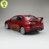 1/18 Mitsubishi Lancer EVO-X EVO X 10 BBS Right Steering Wheel RHD Diecast Metal Car Model Toy Boy Girl Gift Collection Red