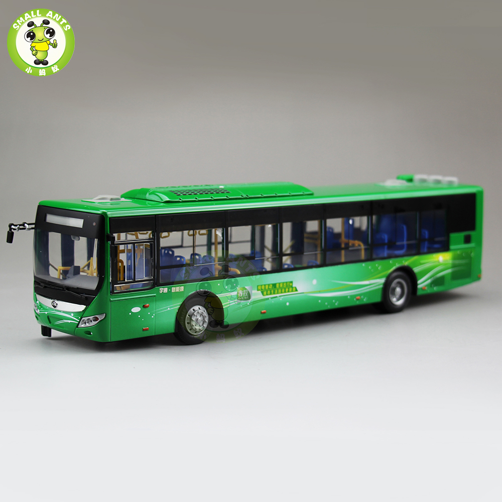 YUTONG バスモデル 1/43 スケールモデル 1/42 Scale YuTong Bus ZK6128HQB Bus Coach Diecast Car Model Bus