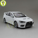 1/18 Mitsubishi Lancer EVO-X EVO X 10 BBS Right Steering Wheel RHD Diecast Metal Car Model Toy Boy Girl Gift Collection White