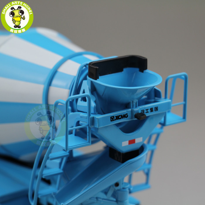 1/35 XCMG MAN Schwing Concrete Mixing Truck Construction Machinery Diecast Model Toy Hobby Blue