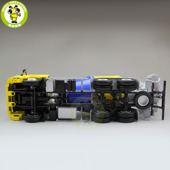 1/35 XCMG MAN Schwing Concrete Mixing Truck Construction Machinery Diecast Model Toy Hobby Yellow