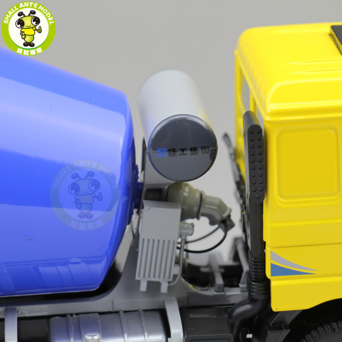 1/35 XCMG MAN Schwing Concrete Mixing Truck Construction Machinery Diecast Model Toy Hobby Yellow