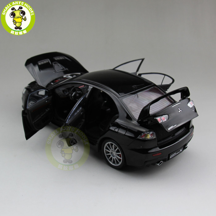 1/18 Mitsubishi Lancer EVO-X EVO X 10 Left Steering Wheel LHD Diecast Metal Car Model Toy Boy Girl Gift Collection Black