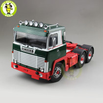 1/18 Scania Lbt 141 Tractor Truck Asg 3-Assi 1976 ROAD-KINGS RK180011 Diecast Car Truck Model Toys for kids Gift Green & Red