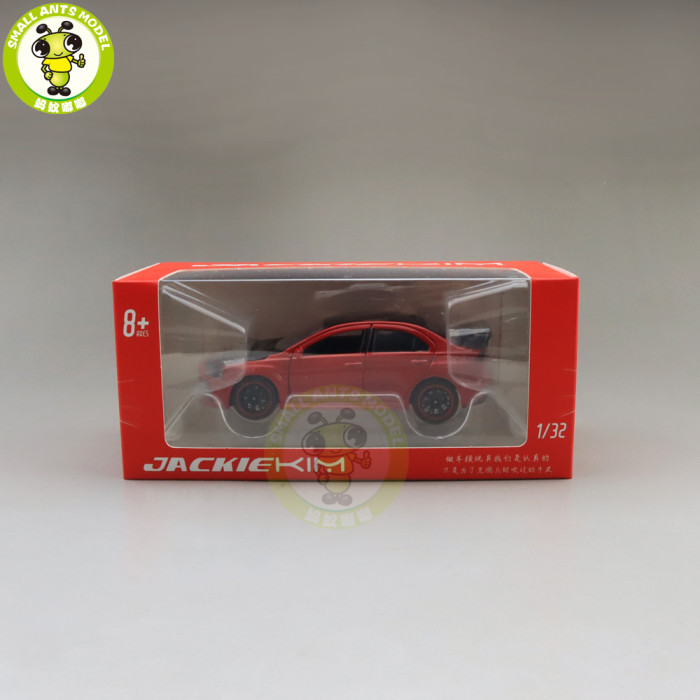 1/32 JACKIEKIM Mitsubishi Lancer EVO X 10 BBS RHD With Black Roof Diecast Model CAR Toys for kids Boy girl Gifts