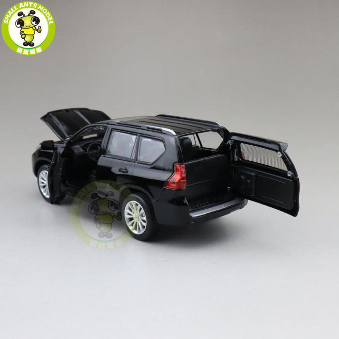 1/32 CAIPO 2019 Toyota Land Cruiser Prado Diecast SUV Car Model Toys for kids children Sound Lighting Pull Back gifts