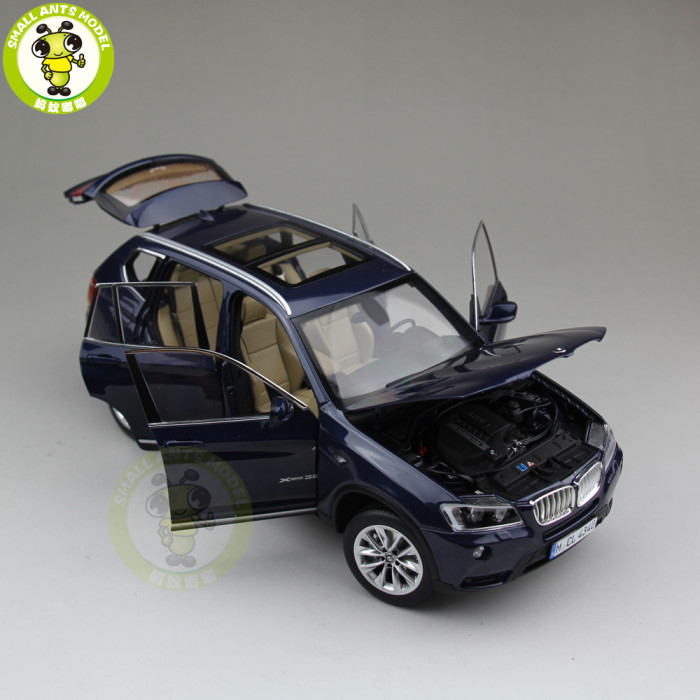 1/18 RMZ 2011 BMW X3 F25 Diecast Metal Car SUV Model Toys Boy Girl Birthday Gift Collection Hobby