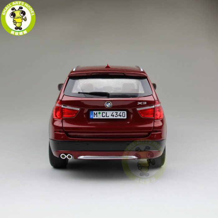 1/18 RMZ 2011 BMW X3 F25 Diecast Metal Car SUV Model Toys Boy Girl Birthday Gift Collection Hobby