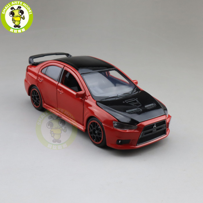 1/32 JACKIEKIM Mitsubishi Lancer EVO X 10 BBS RHD With Black Roof Diecast Model CAR Toys for kids Boy girl Gifts