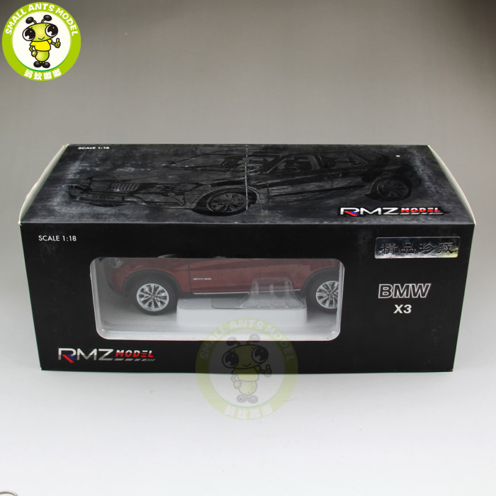 1/18 RMZ 2011 BMW X3 F25 Diecast Metal Car SUV Model Toys Boy Girl Birthday Gift Collection Hobby