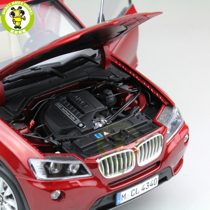1/18 RMZ 2011 BMW X3 F25 Diecast Metal Car SUV Model Toys Boy Girl Birthday Gift Collection Hobby