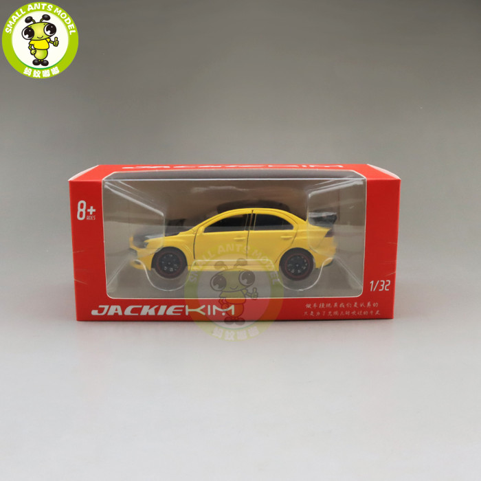 1/32 JACKIEKIM Mitsubishi Lancer EVO X 10 BBS RHD With Black Roof Diecast Model CAR Toys for kids Boy girl Gifts