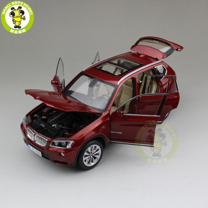 1/18 RMZ 2011 BMW X3 F25 Diecast Metal Car SUV Model Toys Boy Girl Birthday Gift Collection Hobby