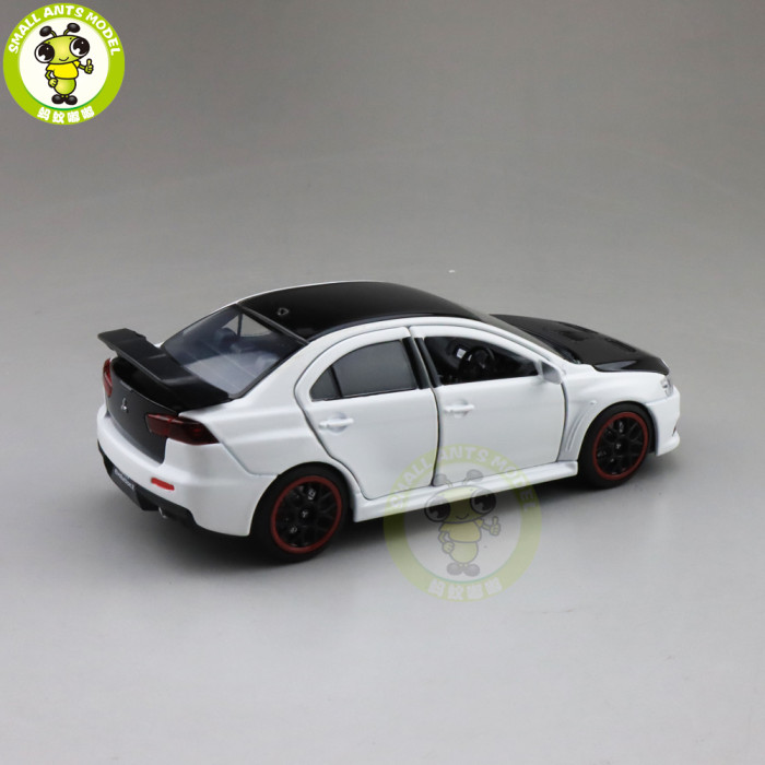 1/32 JACKIEKIM Mitsubishi Lancer EVO X 10 BBS RHD With Black Roof Diecast Model CAR Toys for kids Boy girl Gifts