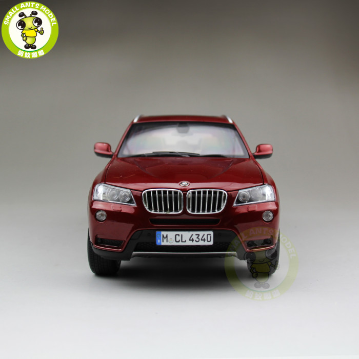 1/18 RMZ 2011 BMW X3 F25 Diecast Metal Car SUV Model Toys Boy Girl Birthday Gift Collection Hobby