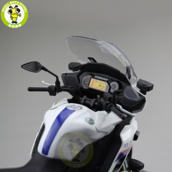 1/10 LCD Benelli BJ600J-A Cruise Police Motorcycle Car Diecast Motorcycle Car model Toys Kids Boy Girl Gift sound and lighting