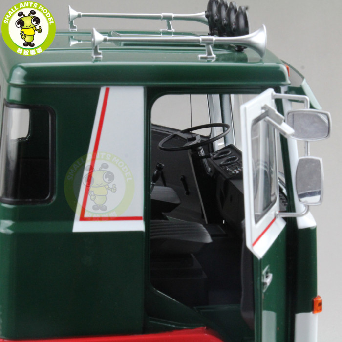 1/18 Scania Lbt 141 Tractor Truck Asg 3-Assi 1976 ROAD-KINGS RK180011 Diecast Car Truck Model Toys for kids Gift Green & Red