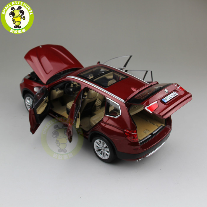1/18 RMZ 2011 BMW X3 F25 Diecast Metal Car SUV Model Toys Boy Girl Birthday Gift Collection Hobby