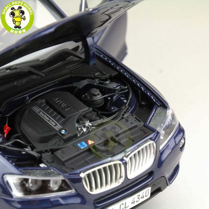 1/18 RMZ 2011 BMW X3 F25 Diecast Metal Car SUV Model Toys Boy Girl Birthday Gift Collection Hobby
