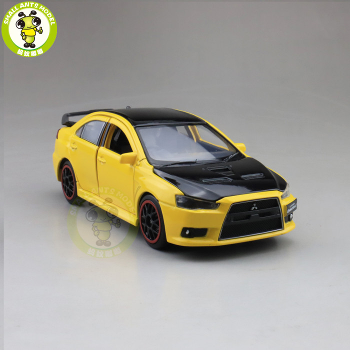 1/32 JACKIEKIM Mitsubishi Lancer EVO X 10 BBS RHD With Black Roof Diecast Model CAR Toys for kids Boy girl Gifts