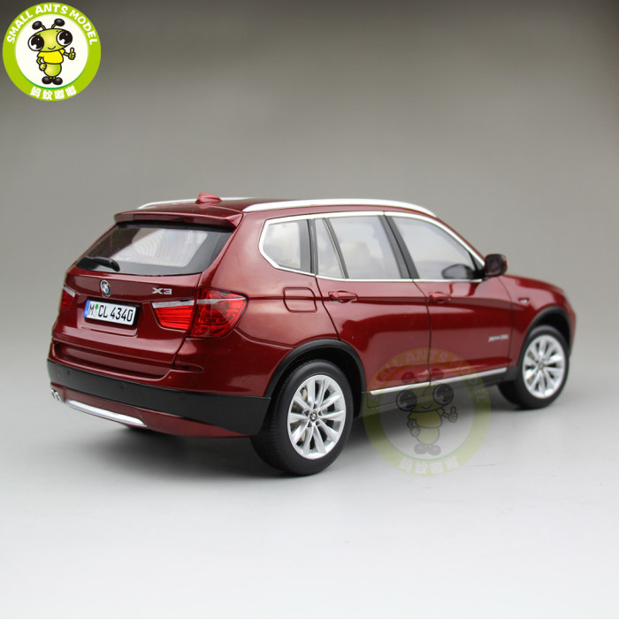 1/18 RMZ 2011 BMW X3 F25 Diecast Metal Car SUV Model Toys Boy Girl Birthday Gift Collection Hobby
