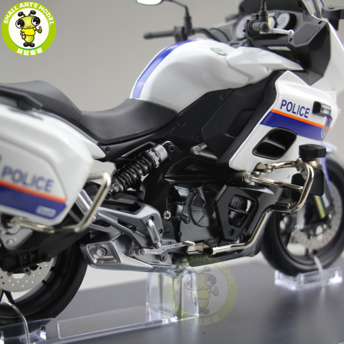 1/10 LCD Benelli BJ600J-A Cruise Police Motorcycle Car Diecast Motorcycle Car model Toys Kids Boy Girl Gift sound and lighting