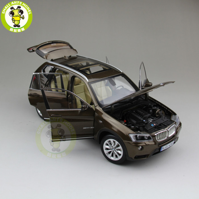 1/18 RMZ 2011 BMW X3 F25 Diecast Metal Car SUV Model Toys Boy Girl Birthday Gift Collection Hobby