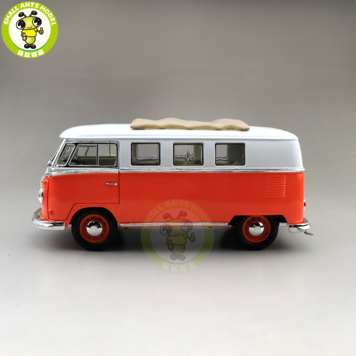 1/18 1962 Volkswagen VW Microbus Road Signature Diecast Model Car Toys Gifts