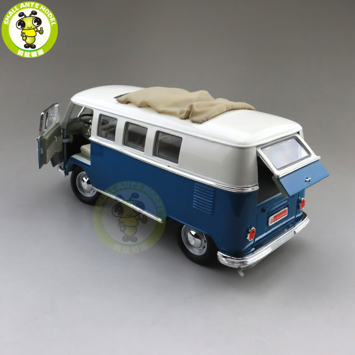 1/18 1962 Volkswagen VW Microbus Road Signature Diecast Model Car Toys Gifts