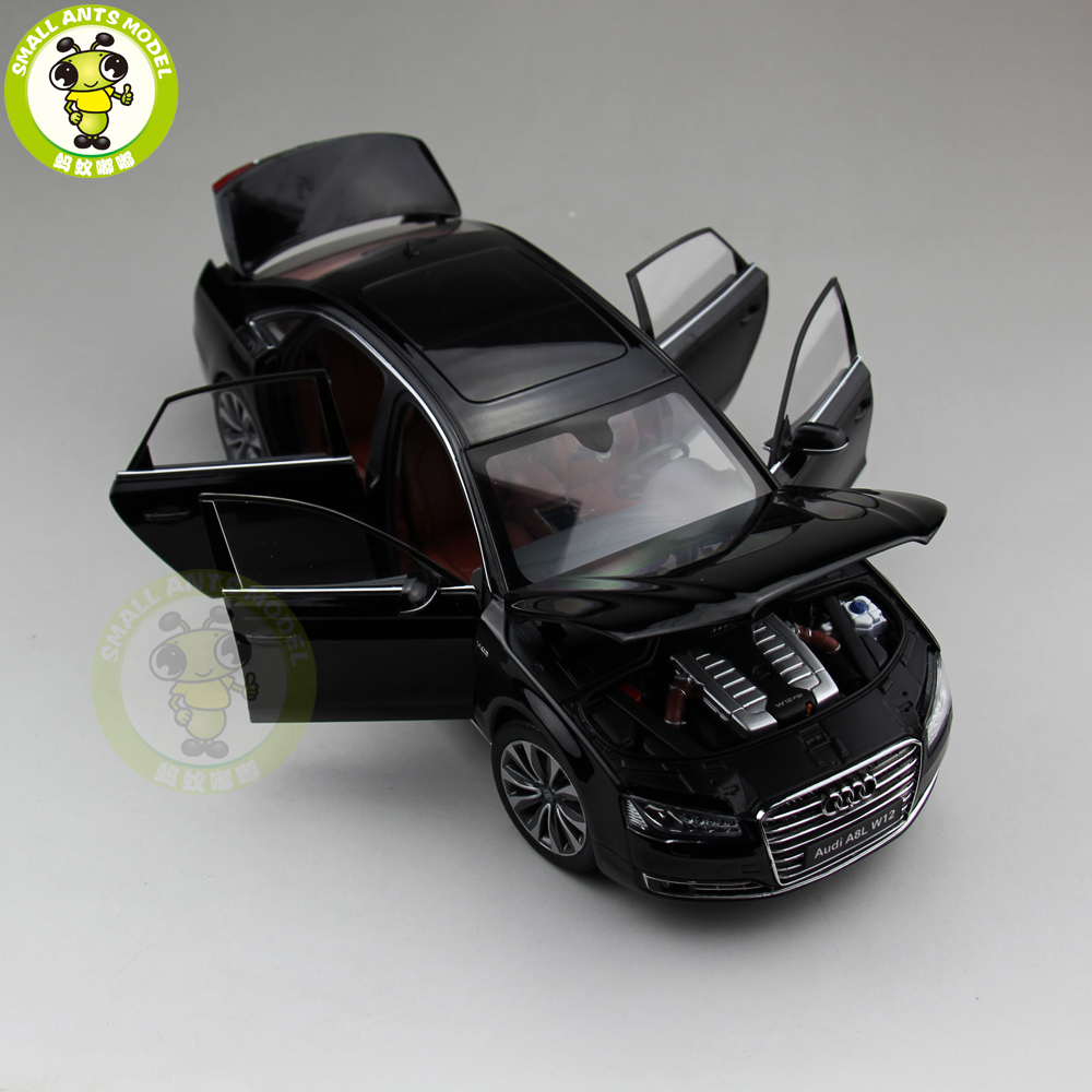 1/18 Kyosho Audi A8 A8L W12 2014 Diecast Model Car Toys Kids Gifts