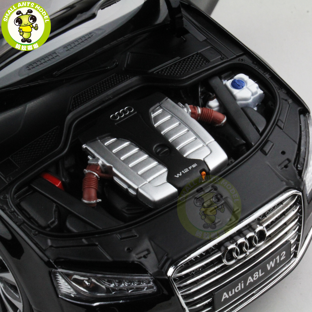 1/18 Kyosho Audi A8 A8L W12 2014 Diecast Model Car Toys Kids Gifts