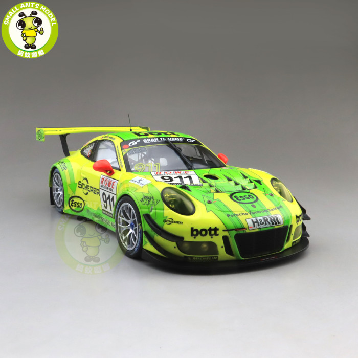 1/18 Minichamps Porsche 911 GT3 R #911 Winner DMV 4h race VLN 2017 Diecast Model Car Toys Gifts