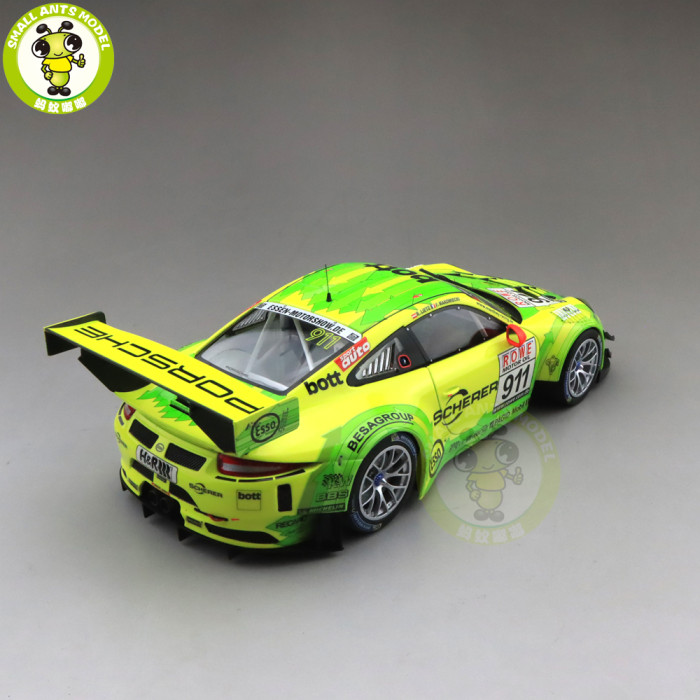 1/18 Minichamps Porsche 911 GT3 R #911 Winner DMV 4h race VLN 2017 Diecast Model Car Toys Gifts