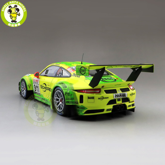 1/18 Minichamps Porsche 911 GT3 R #911 Winner DMV 4h race VLN 2017 Diecast Model Car Toys Gifts