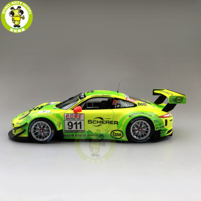 1/18 Minichamps Porsche 911 GT3 R #911 Winner DMV 4h race VLN 2017 Diecast Model Car Toys Gifts